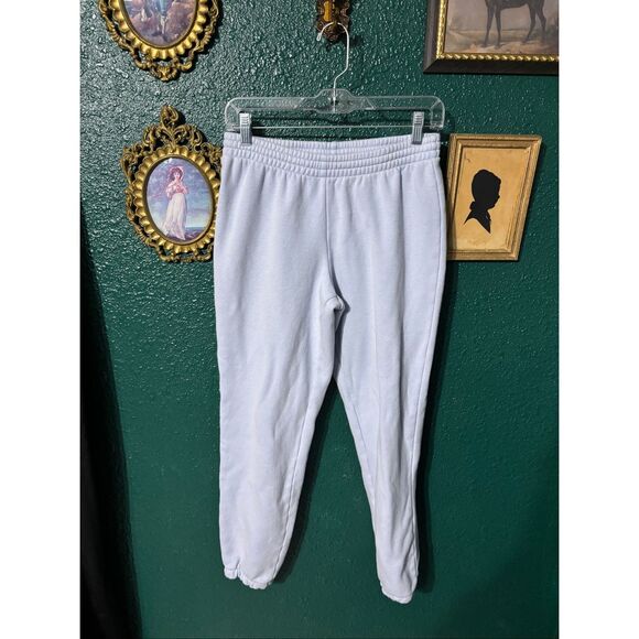 Skims Classic Jogger Sweatpants Baby Blue Sz Small - Picture 1 of 3